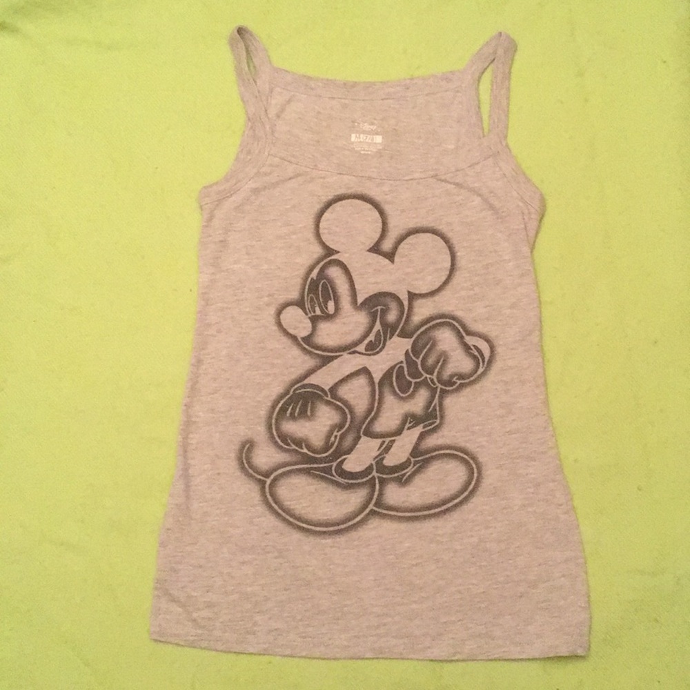 Grey Disney Mickey Mouse Tank Top